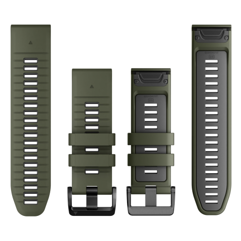 Garmin QuickFit® 26mm Moss/Graphite betéttel szilikon óraszíj	SKU: 010-13281-07