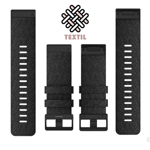 Garmin QuickFit 26mm Black Nylon óraszíj	SKU: 010-12864-07