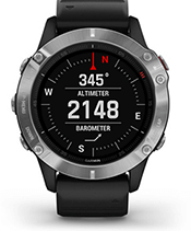 fēnix 6 with ABC sensors screen