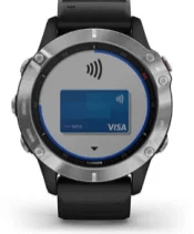fēnix 6 with Garmin Pay screen