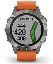 fēnix 6 Pro & Sapphire with golf courses screen