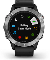 fēnix 6 with battery screen