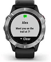 fēnix 6 with smart notifications screen