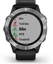 fēnix 6 with sports apps screen