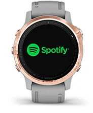 fēnix 6S Pro & Sapphire with music screen