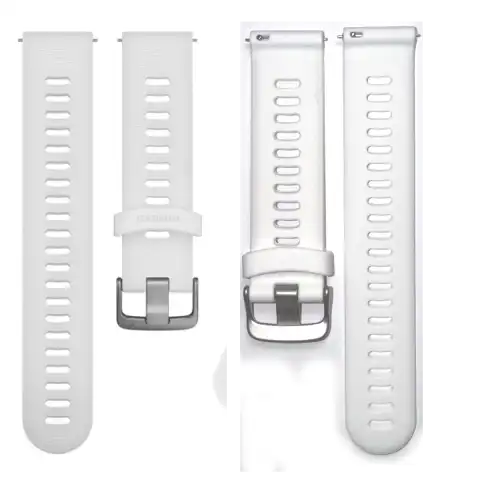 Garmin Quick Release 20mm szilikon White óraszíj acél csattos	010-11251-1P