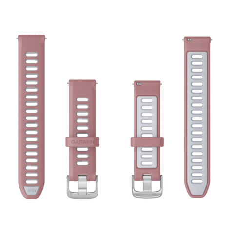 Garmin Quick Release 18mm Pink/Whitestone színű szilikon óraszíj	| 010-11251-A5