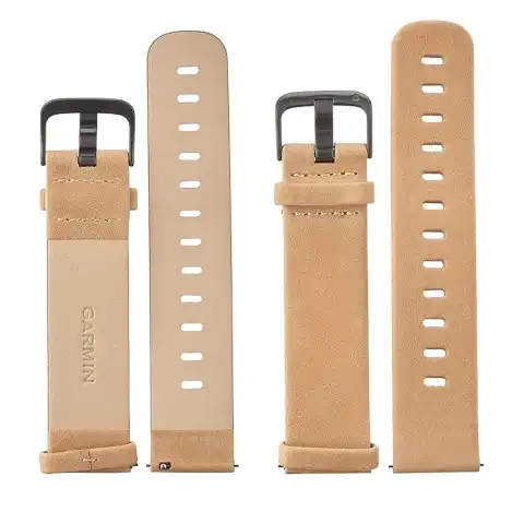 Garmin Quick Release 20mm mustársárga bőr	| 010-12691-04