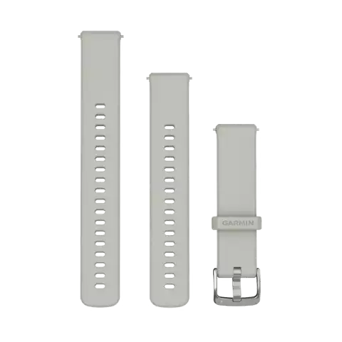 Garmin Quick Release 18mm zsályaszürke színű szilikon óraszíj, ezüst színű csattal | 
010-13256-01