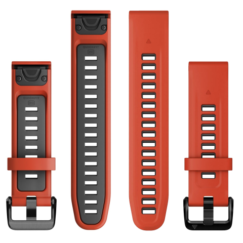 Garmin QuickFit 20mm Flame Red/Graphite szilikon óraszíj.
SKU: 010-13279-04
