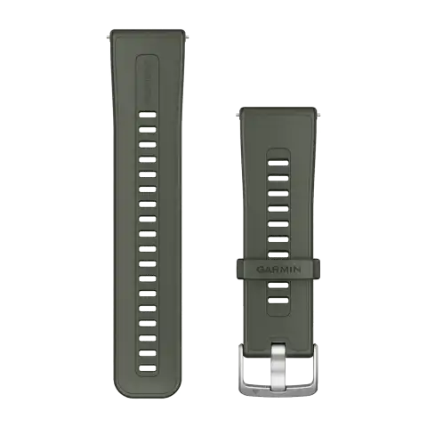 Garmin Quick Release 24mm Moss Green színű szilikon óraszíj	010-13907-01