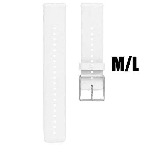 Quick 20mm szilikon White óraszíj M/L