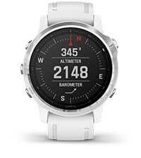 fēnix 6S with ABC sensors screen