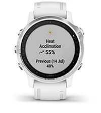 fēnix 6S with performance metrics screen