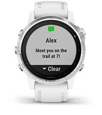 fēnix 6S with smart notifications screen