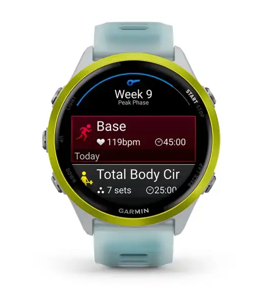 forerunner 570 EVENING REPORT