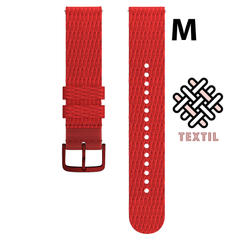 Quick 20mm Red Textil óraszíj Medium méret