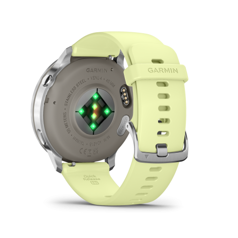 Garmin Venu® 4 Silver/ Citron – 45mm	010-03014-02