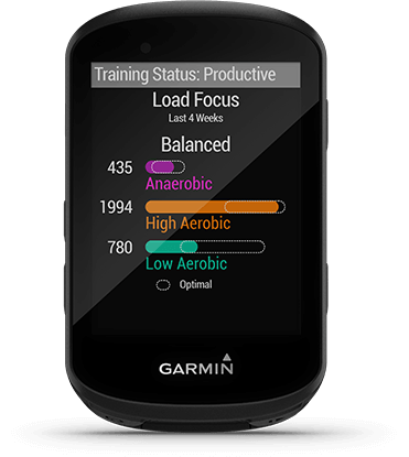 Edge 530 with tracking dynamics screen