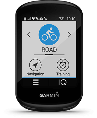 Edge 830 with battery life screen