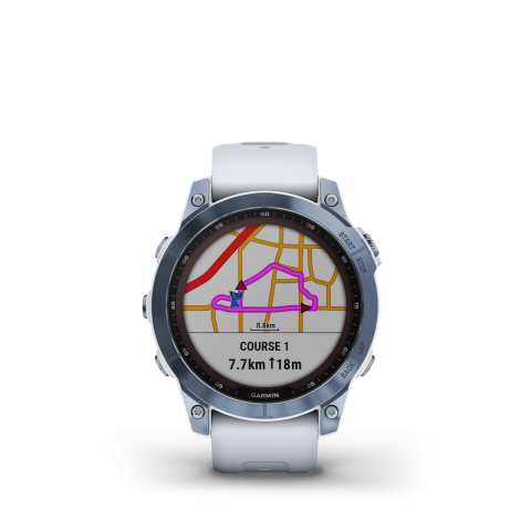 Garmin Fenix 7 Sapphire Solar ásványkék Titán