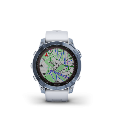Garmin Fenix 7 Sapphire Solar ásványkék Titán