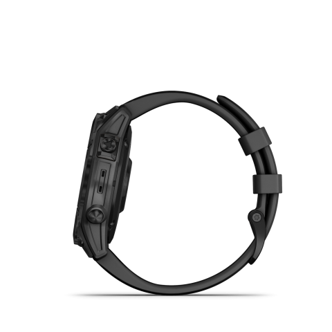 Garmin Fenix 7 Sapphire Solar fekete DLC Titán