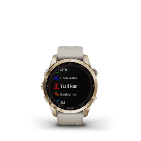 Garmin Fenix 7s Sapphire Solar Cream Gold Titanium	010-02539-21