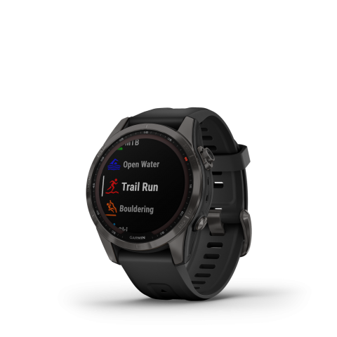 Garmin Fenix 7s Sapphire Solar Carbon Gray DLC Titanium	010-02539-25