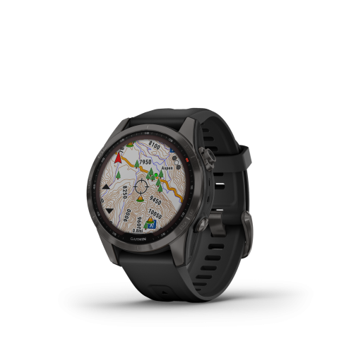 Garmin Fenix 7s Sapphire Solar Carbon Gray DLC Titanium	010-02539-25