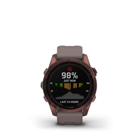 Garmin Fenix 7s Sapphire Solar Dark Bronze Titanium	010-02539-29