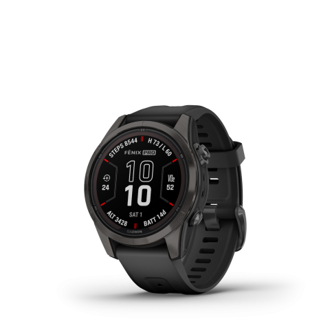 Garmin Fénix 7s PRO Solar Sapphire DLC Titanium Black