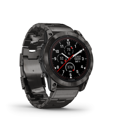 Garmin Fenix 7X PRO Sapphire Solar Carbon Gray DLC Metal Gray szíjjal