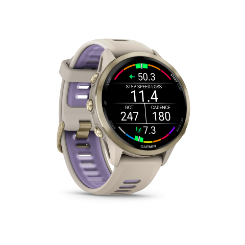 Garmin Forerunner 970 Soft gold titanium