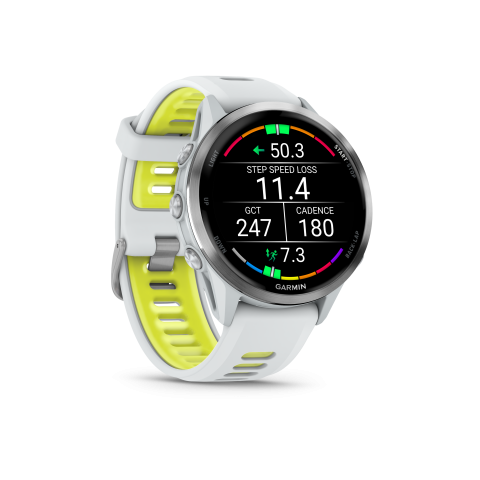 Garmin Forerunner 970 Titanium Whitestone