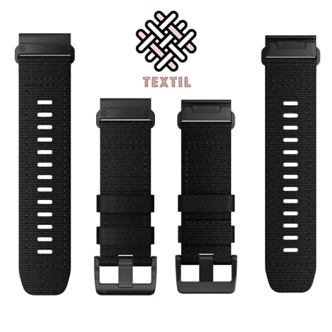 Garmin QuickFit 26mm Tactical Black NYLON óraszíj  SKU: 010-13010-00