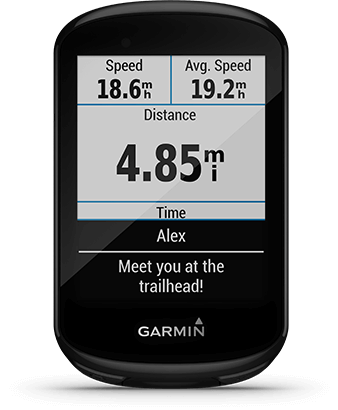 Edge 830 with smart notifications screen