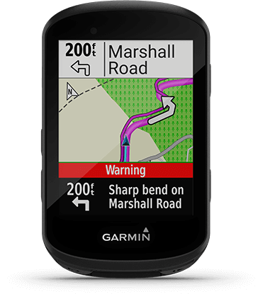 Edge 530 with directions screen