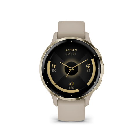 Garmin Venu® 3s Soft Gold / French Gray	010-02785-02